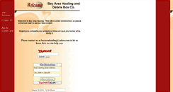 Desktop Screenshot of bay-area-hauling.com
